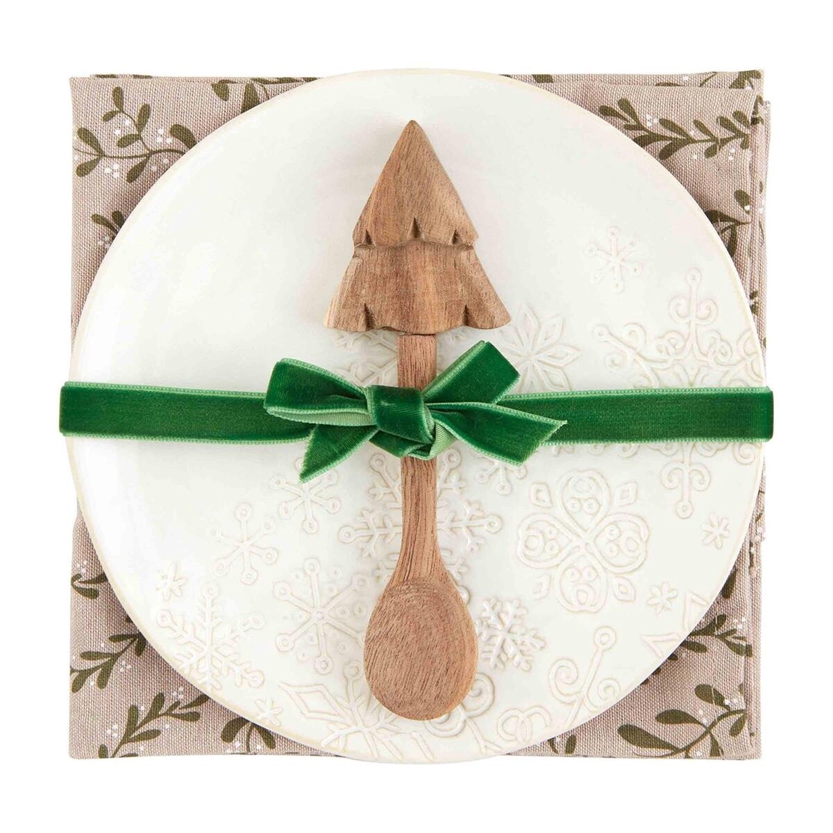 White Christmas Appetizer Sets, Description: Snowflake