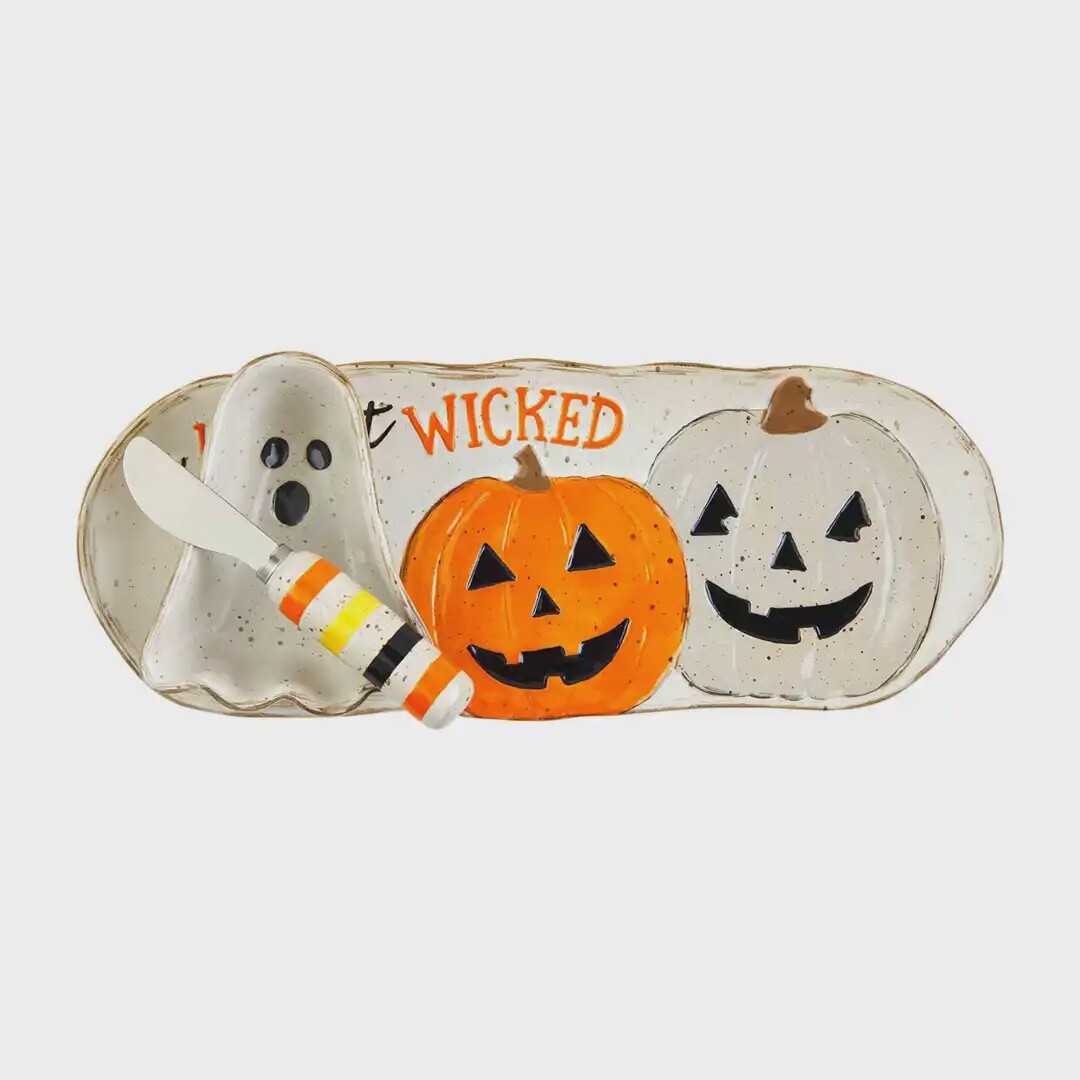 Halloween Dip and Tray Set, Description: Wicked