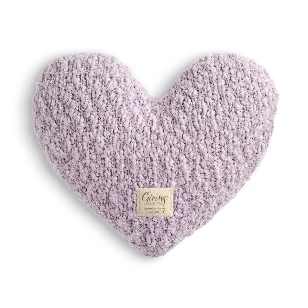 Light Purple Giving Heart Weighted Pillow