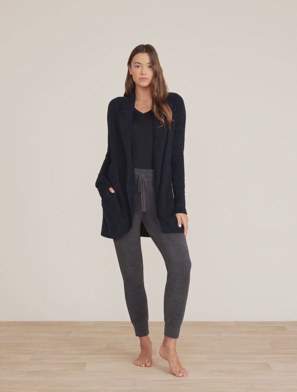 CozyChic Lite® Circle Cardi - Black
