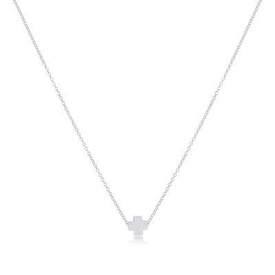 16&quot; Necklace Sterling - Signature Cross Sterling