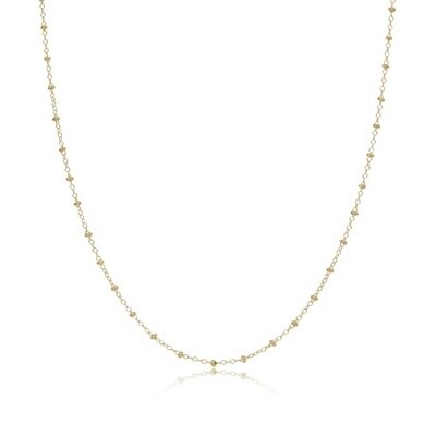 15&quot; Choker Simplicity Chain Gold - Classic 2mm Gold