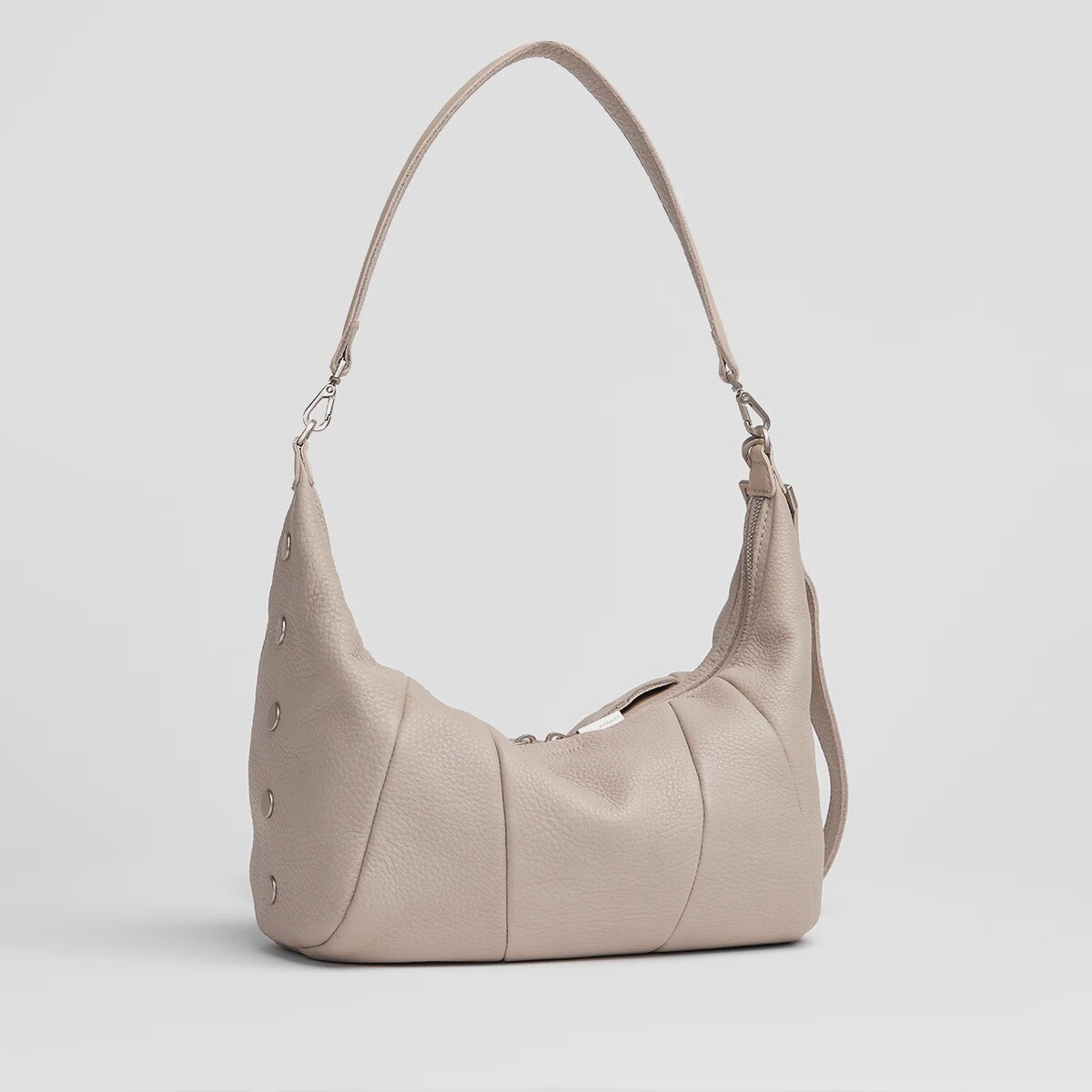Morgan Crossbody - Paved Grey/Brushed Silver