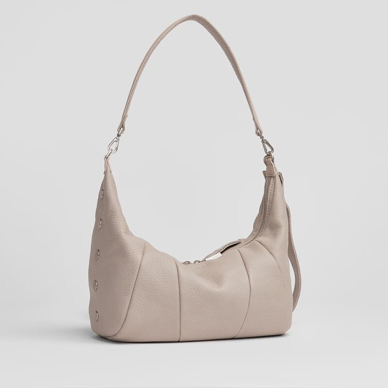 Morgan Crossbody - Paved Grey/Brushed Silver