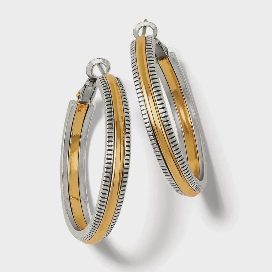 Interlok Heirloom Hoop Earrings