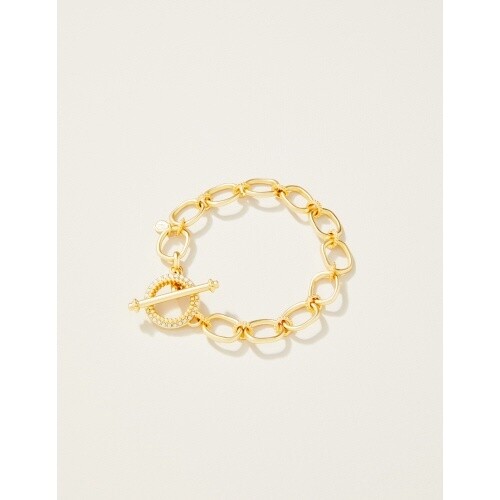Cristal Aura Toggle Bracelet White Opal