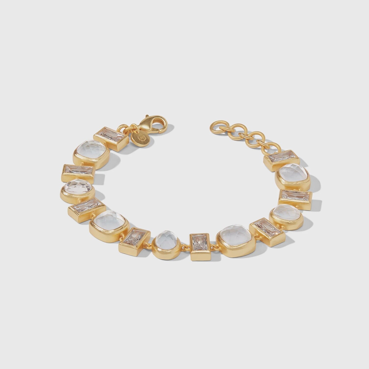 Antonia Tennis Bracelet, Colour: Iridescent Clear Crystal