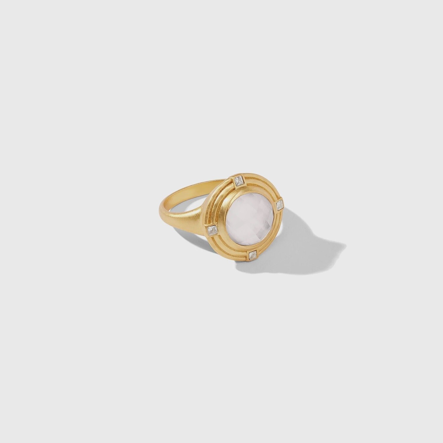 Astor Ring, Colour: Iridescent Clear Crystal, Size: 7