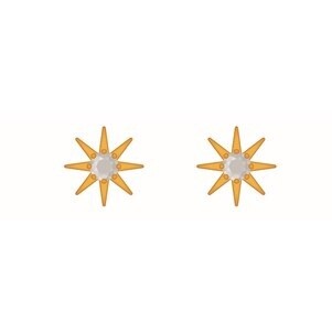 SP Star Bright Stud Earrings Crystal/Star
