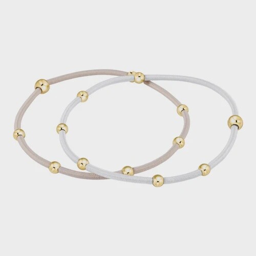 &quot;e&quot;ssentials Bracelet Stack of 2 -  Dove
