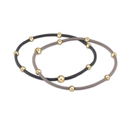 &quot;e&quot;ssentials Bracelet Stack of 2 -  Holy Smokes