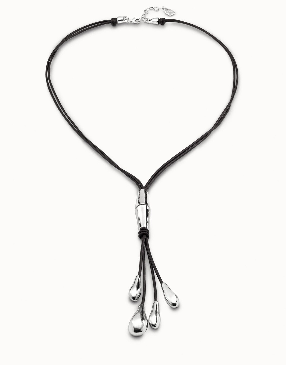 DNR-Leaf Me Alone Necklace, Colour: Silver