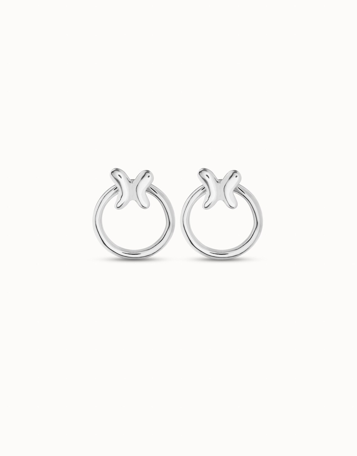 Butterfly Effect Earrings, Colour: Silver