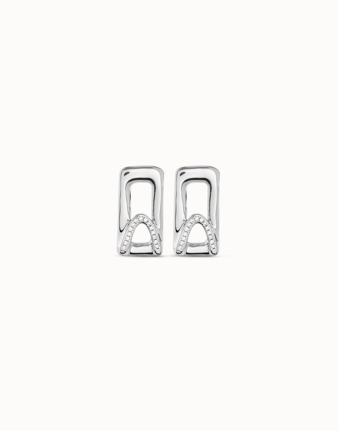 Stand Out Topaz Earrings, Colour: Silver