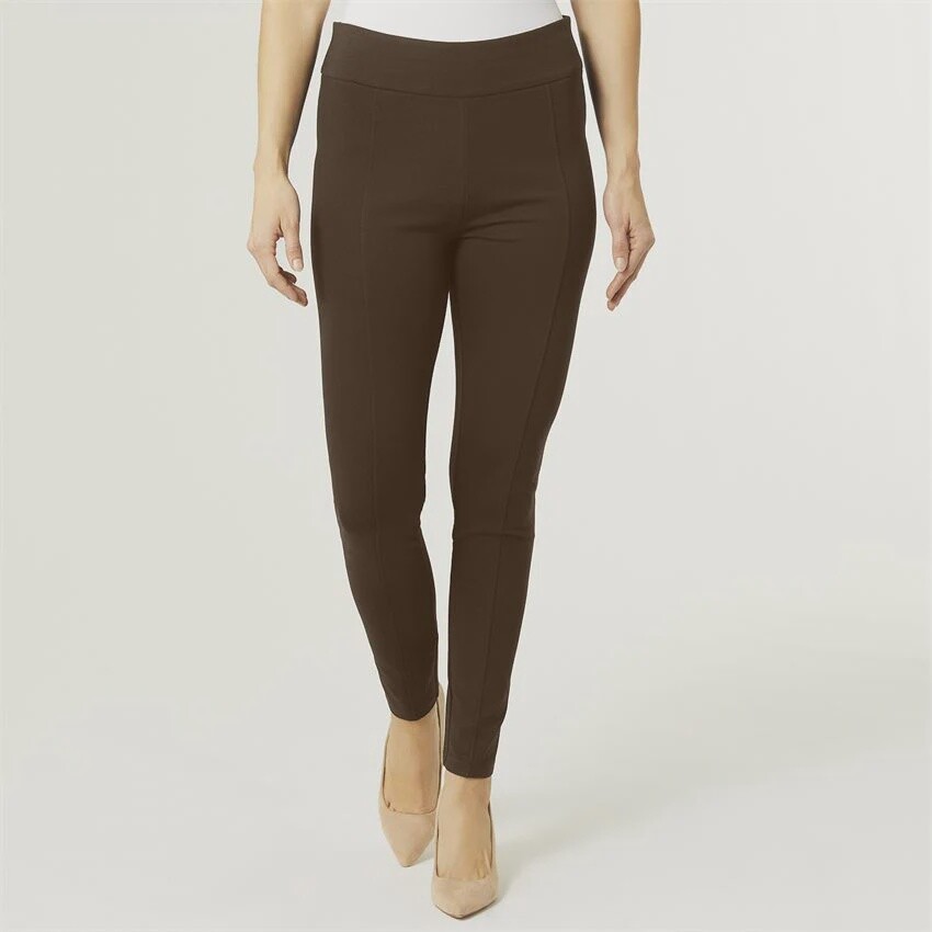 The Perfect Ponte Pant - Brown, Size: S/M