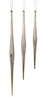 Gold Glitter Icicle