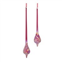 Pink Trippy Drop Ornament