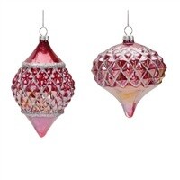 Pink Glitter Ornament
