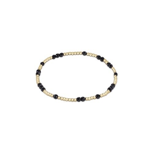 Hope Unwritten Gemstone Bracelet - Faceted Hematite