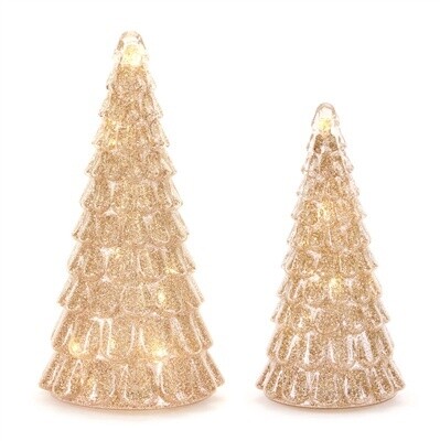 Gold Glass Tree