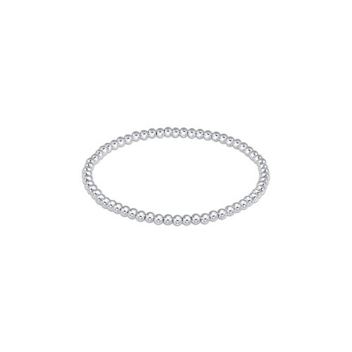 Extends - Classic Sterling 3mm Bead Bracelet