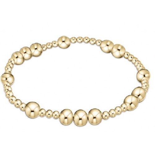 Extends - Hope Unwritten 6mm Bead Bracelet - Gold