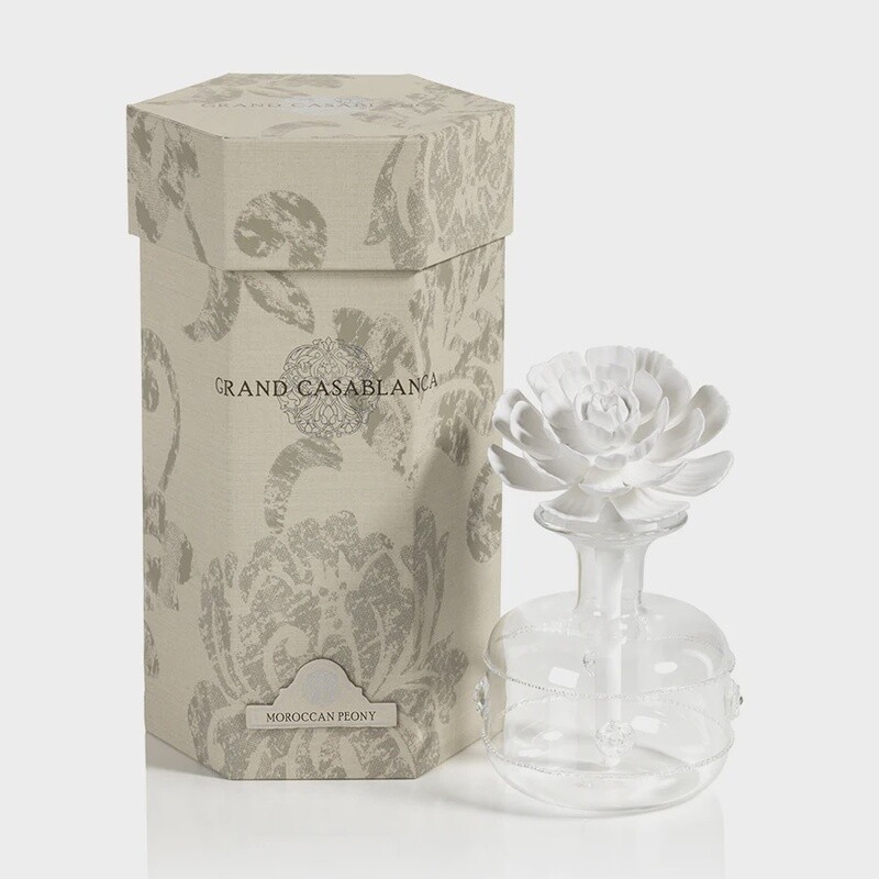 Grand Casablanca Porcelain Diffuser - Moroccan Peony