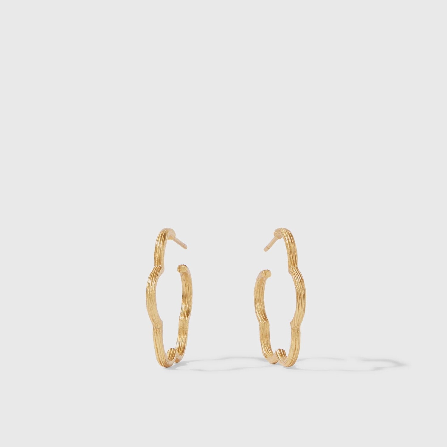 Gardenia Textured Hoop, Size: Small