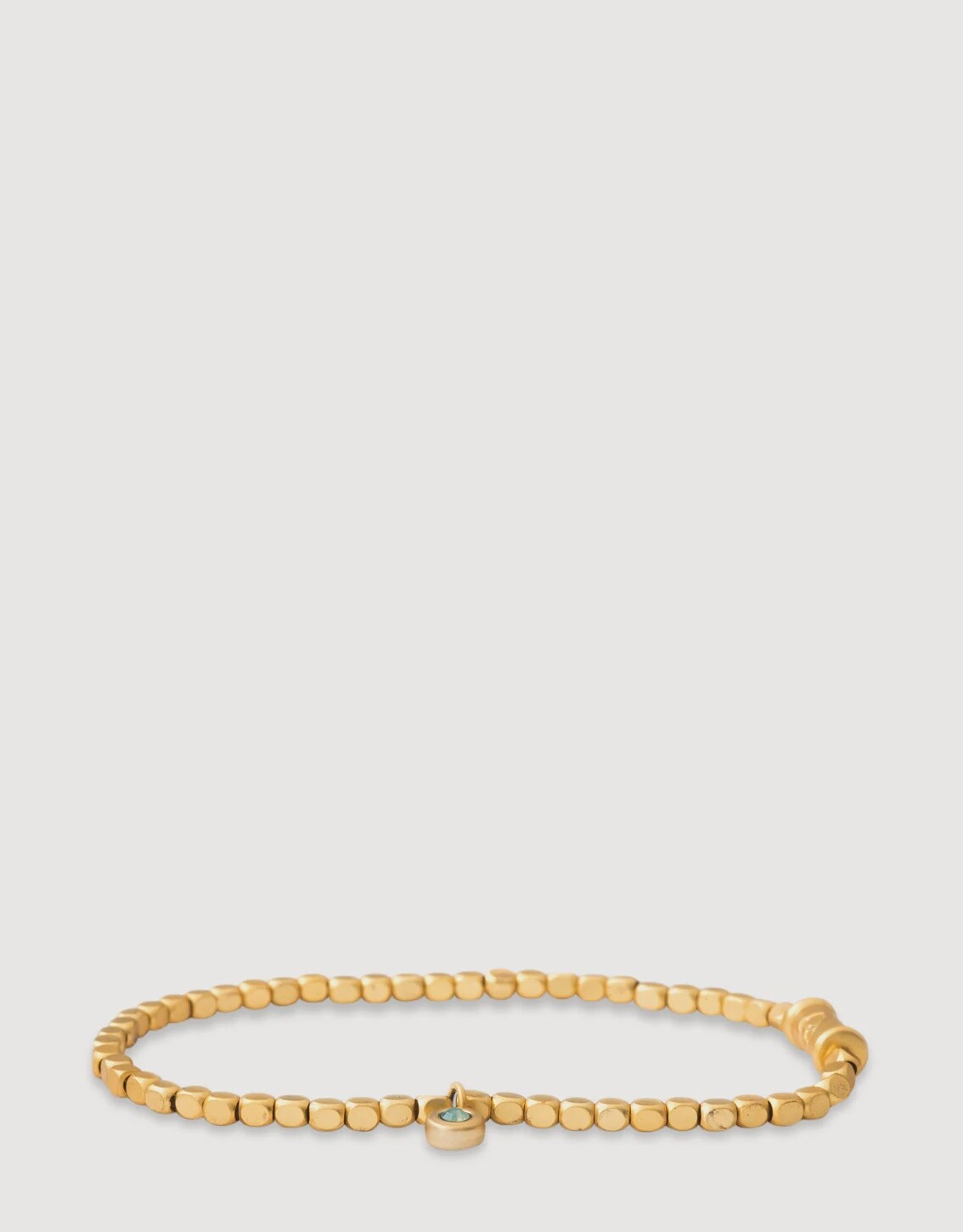 Stretch Bracelet-, Description: Oval Gold