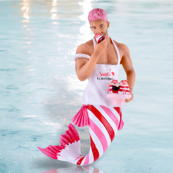 Santa&#39;s Taster Merman Ornament