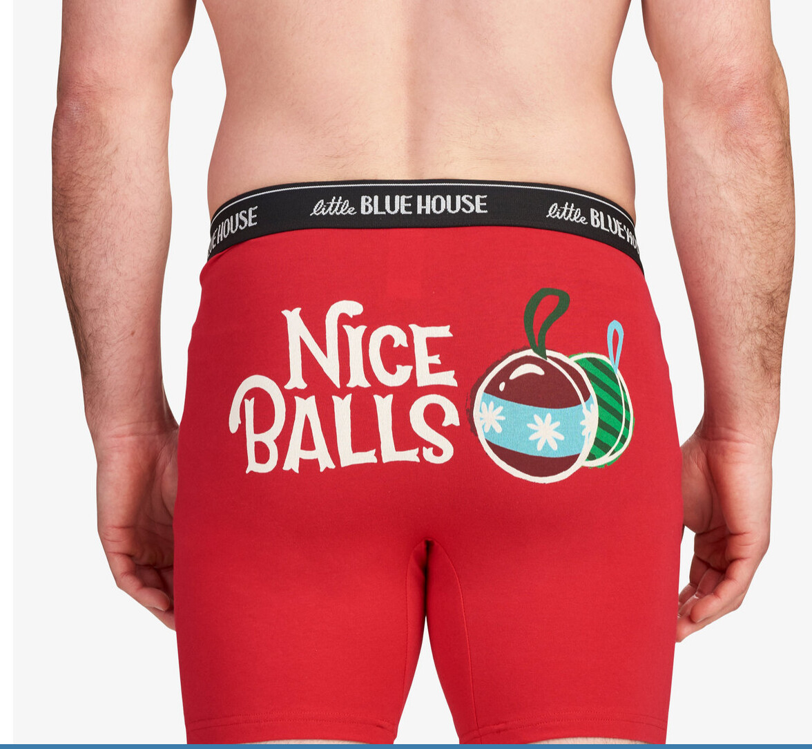 Men&#39;s Boxer-, Description: Ornamnet Nice Balls, Size: M