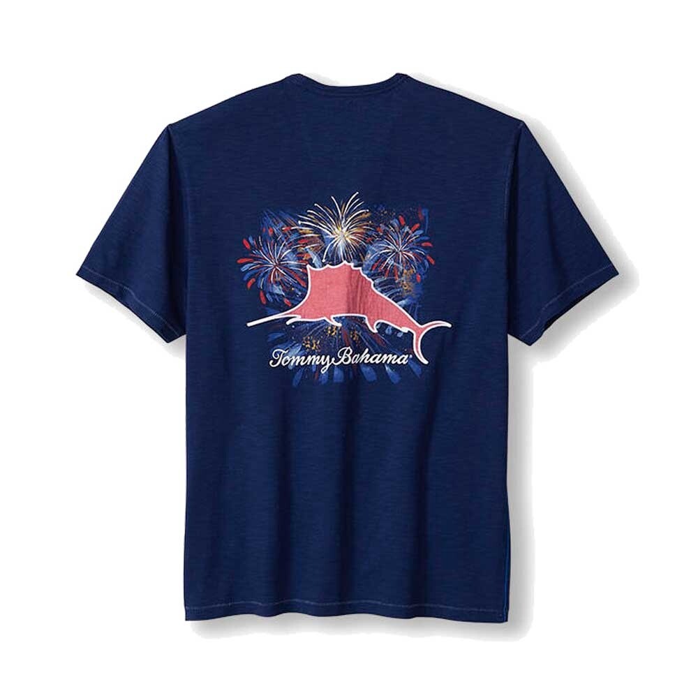 Red White And Marlin Lux Tee