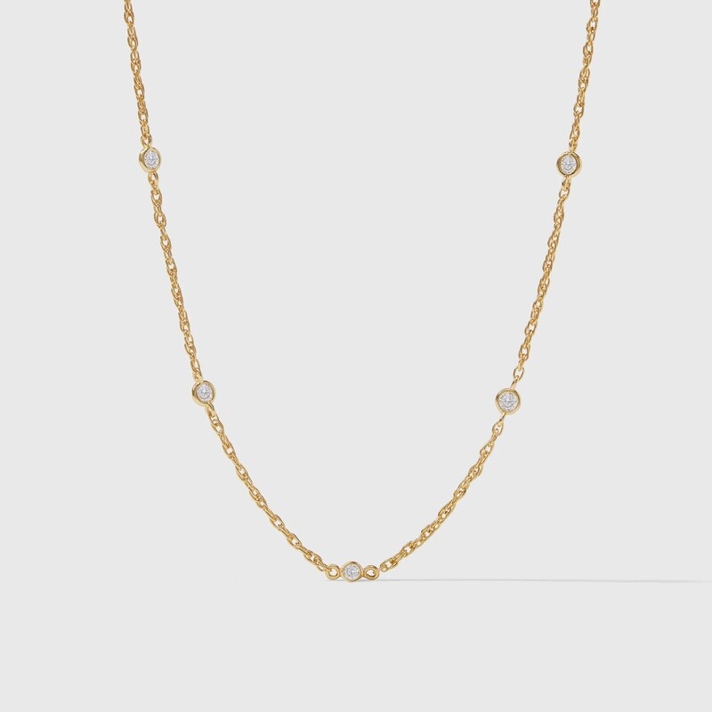 Celeste Delicate Station Necklace