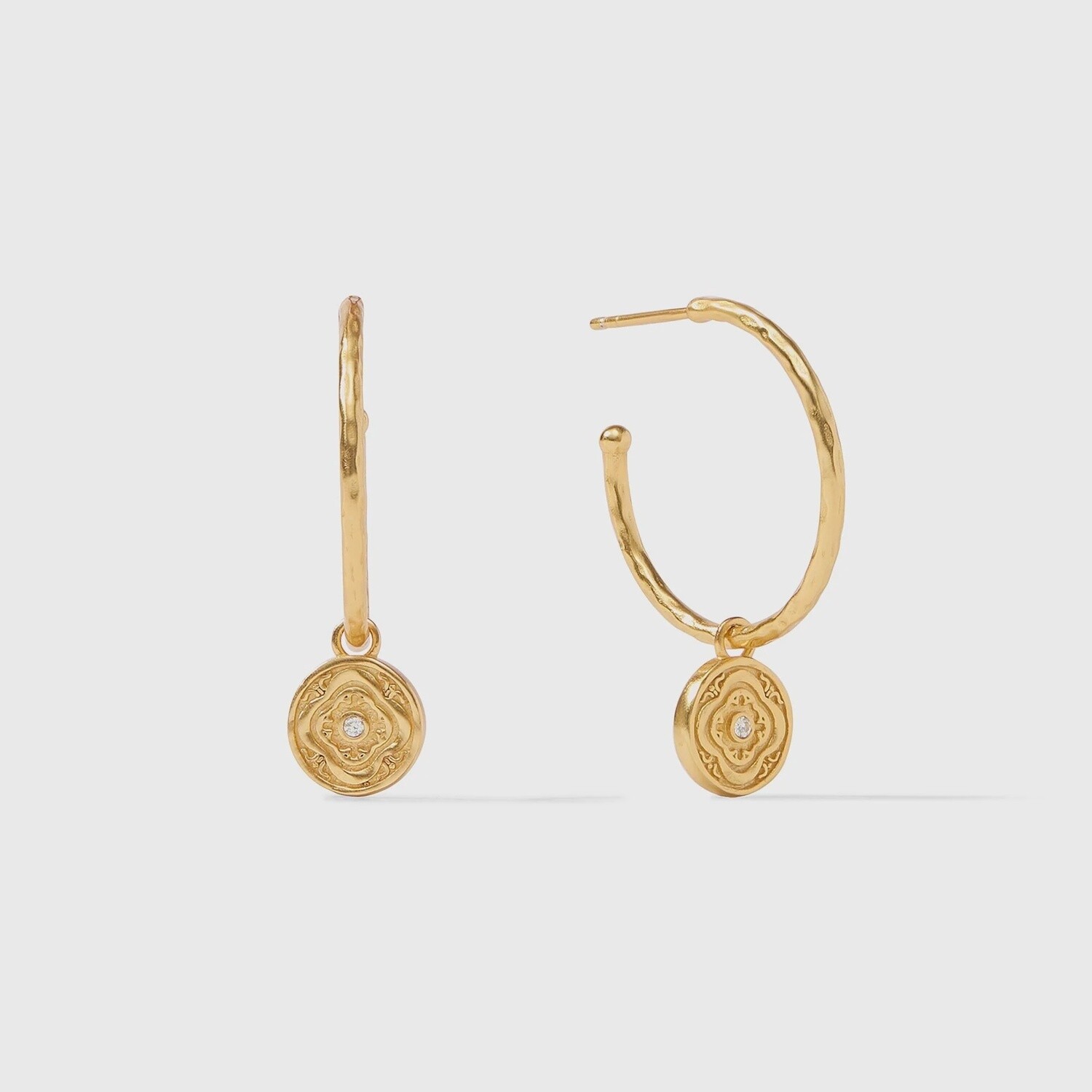 Astor Hoop &amp; Charm Earring