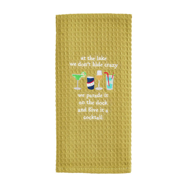 Lake Humor Towels, Description: At the Lake