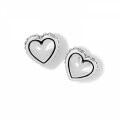 Pretty Tough Petite Heart Post Earrings SIL