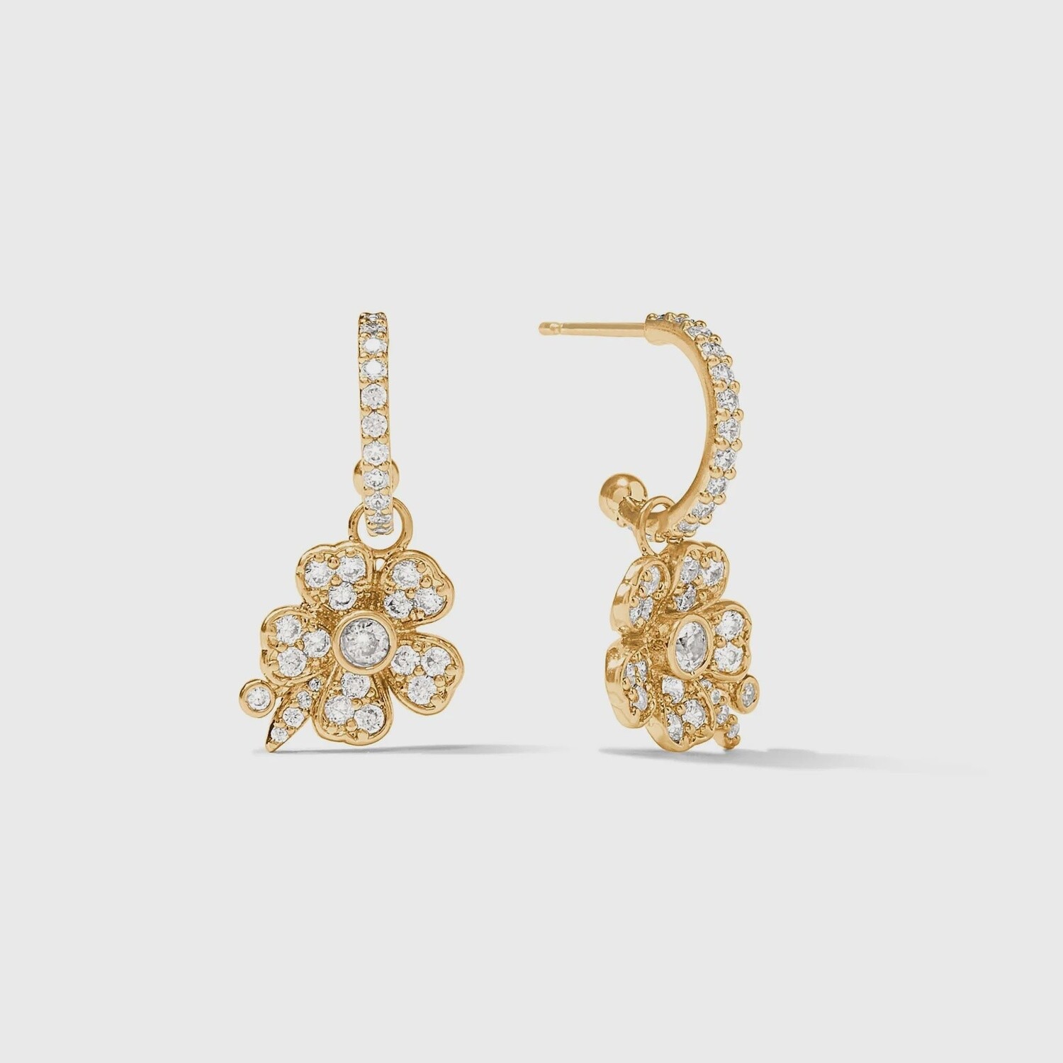 Laurel Hoop &amp; Charm Earring