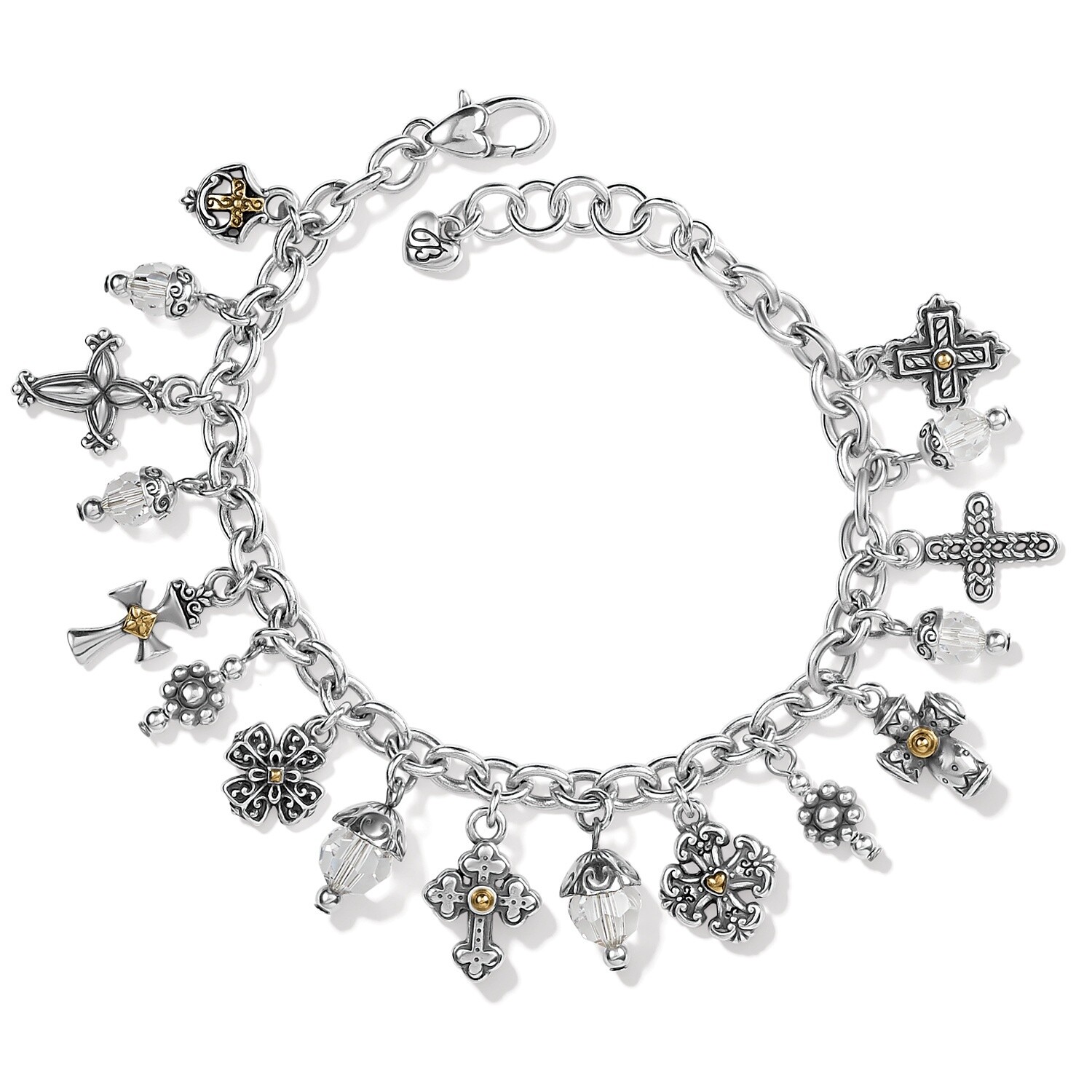 DNR-One Cross Charm Bracelet