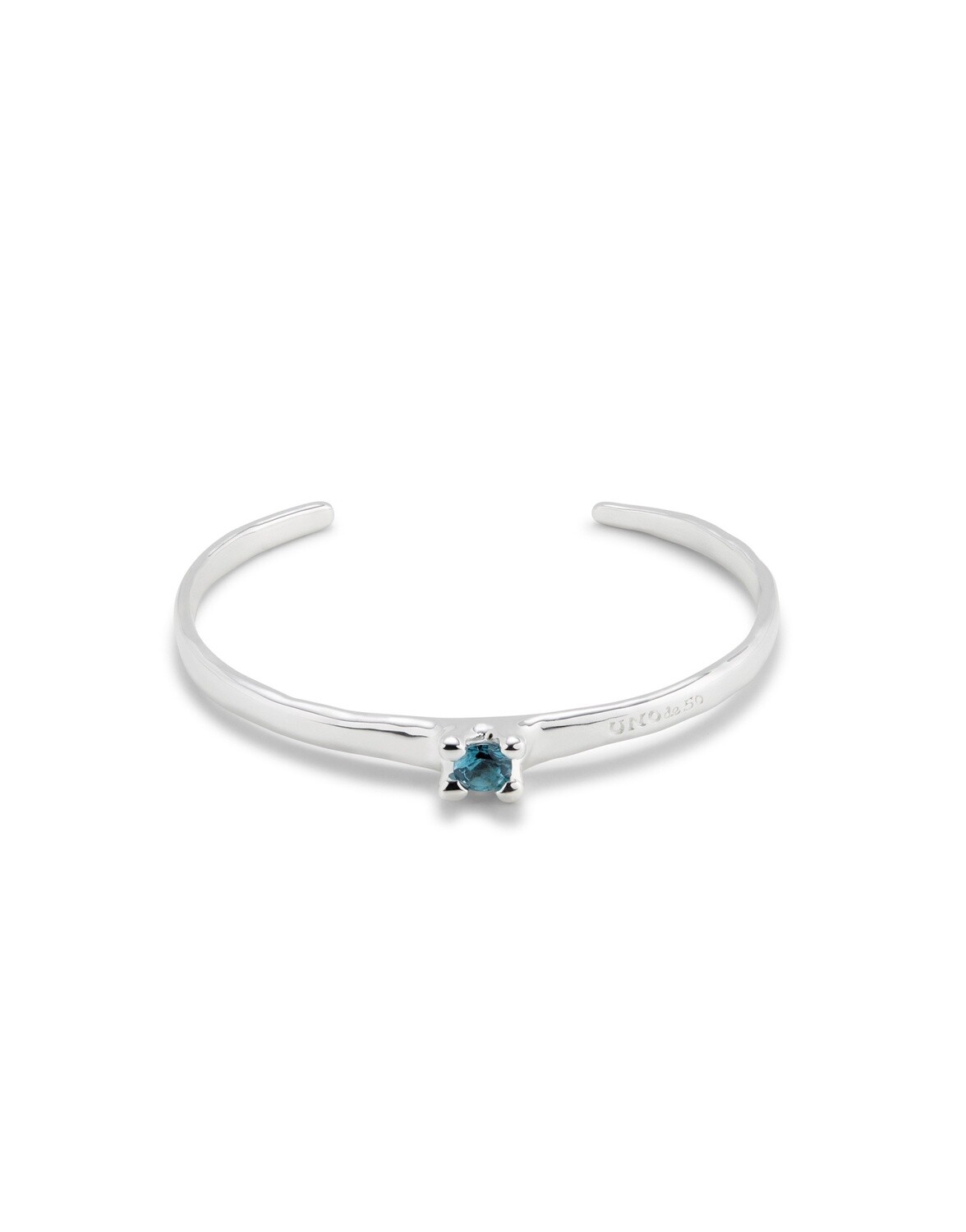 Cosmos Aqua Stone Bracelet, Colour: Silver