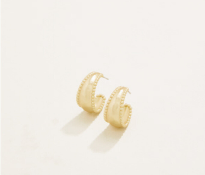 Milly Hoop Earrings Gold