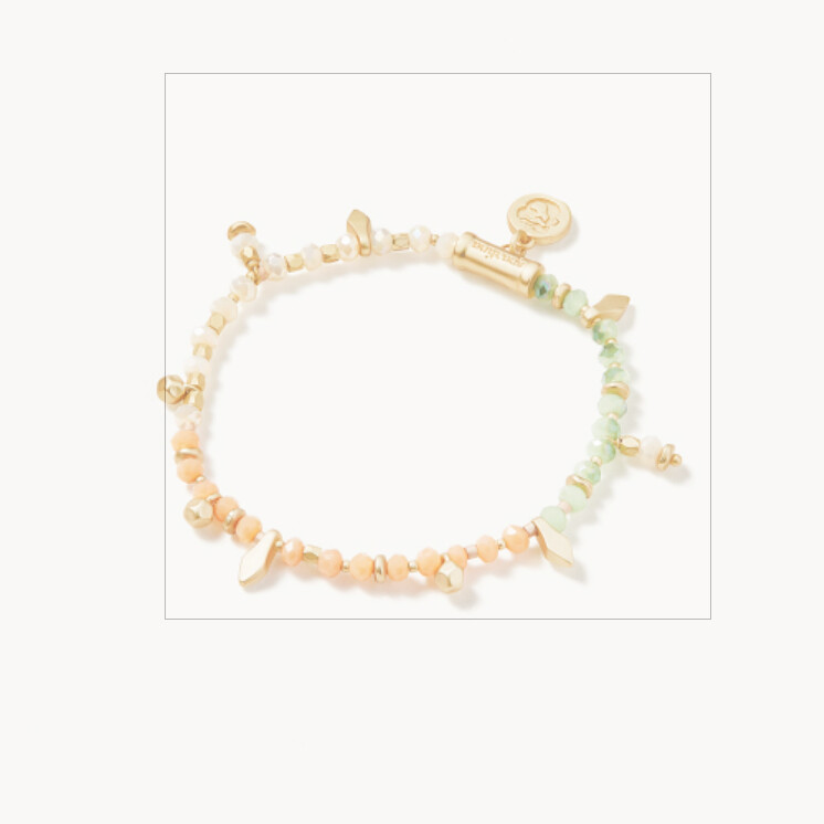 Stretch Bracelet 3mm Salt Marsh