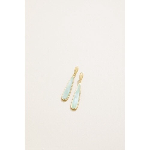 Drip Earrings Seafoam