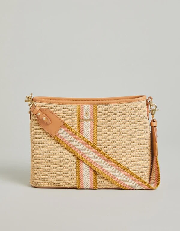 Charlie Shoulder Crossbody Straw