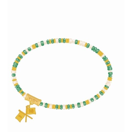 SPLASH Golf Flags Stretch Bracelet Greenbriar