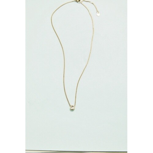 Little Lighthouse Necklace 17&quot; Cubic Zirconia