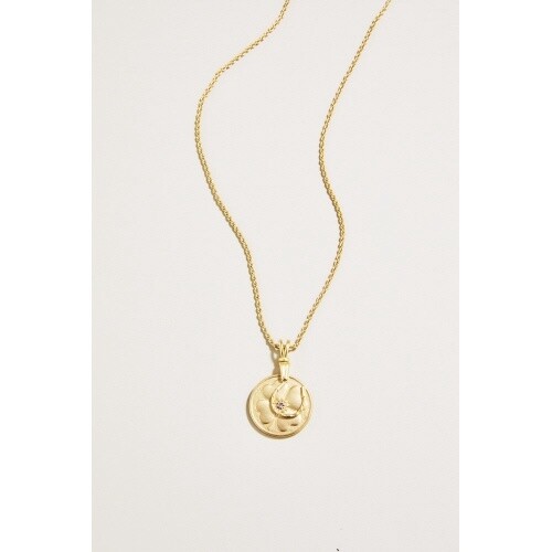 Feeling Lucky Necklace 36&quot; Gold