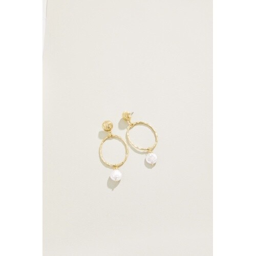 Peyton Earrings Pearl