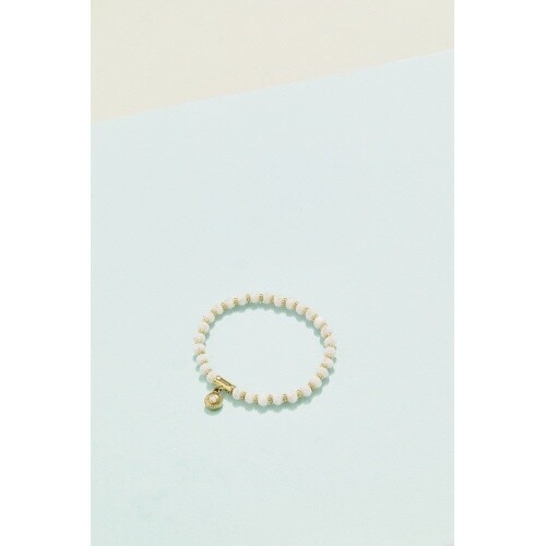 SP Alljoy Stretch Bracelet 6mm Cream