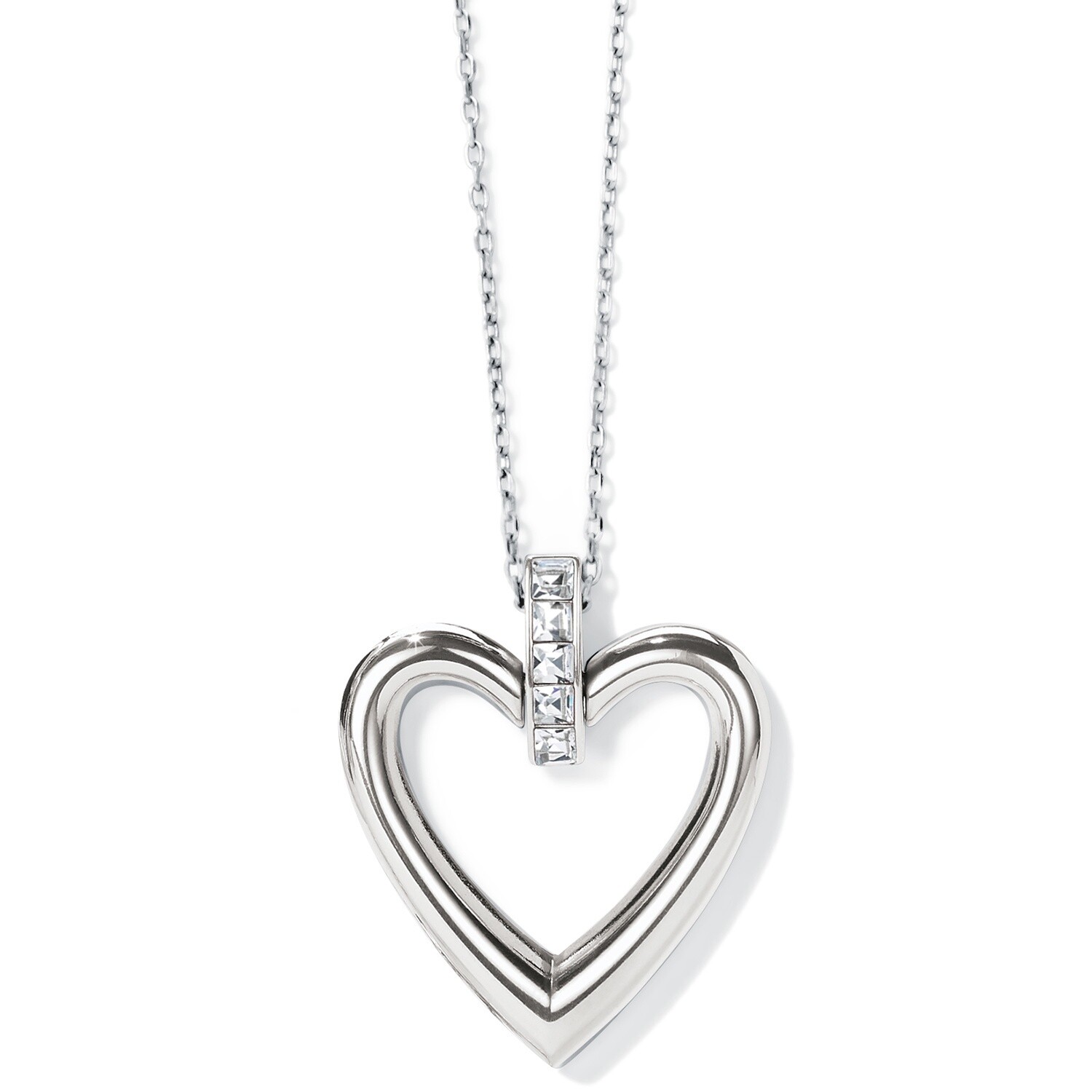 Spectrum Open Heart Necklace