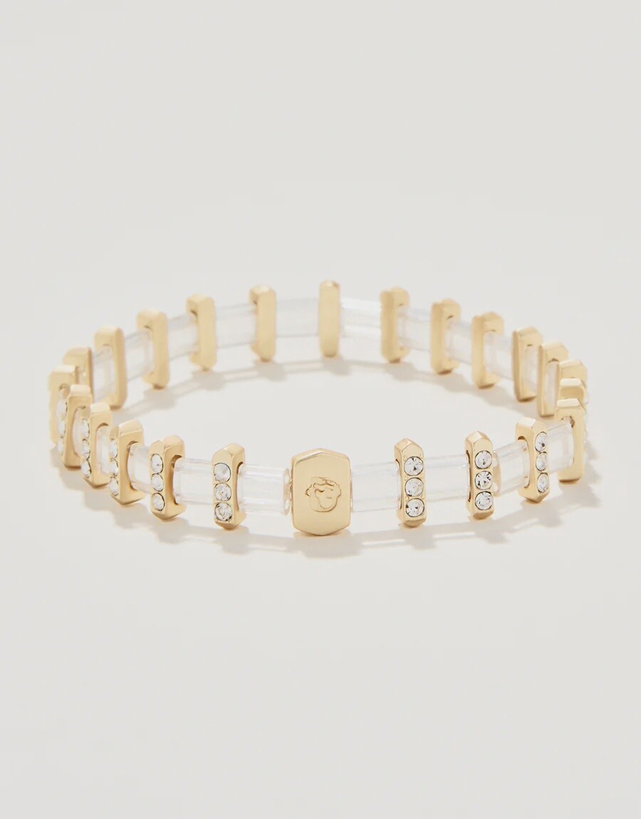 Sparkle Tila Stretch Bracelet Crystal